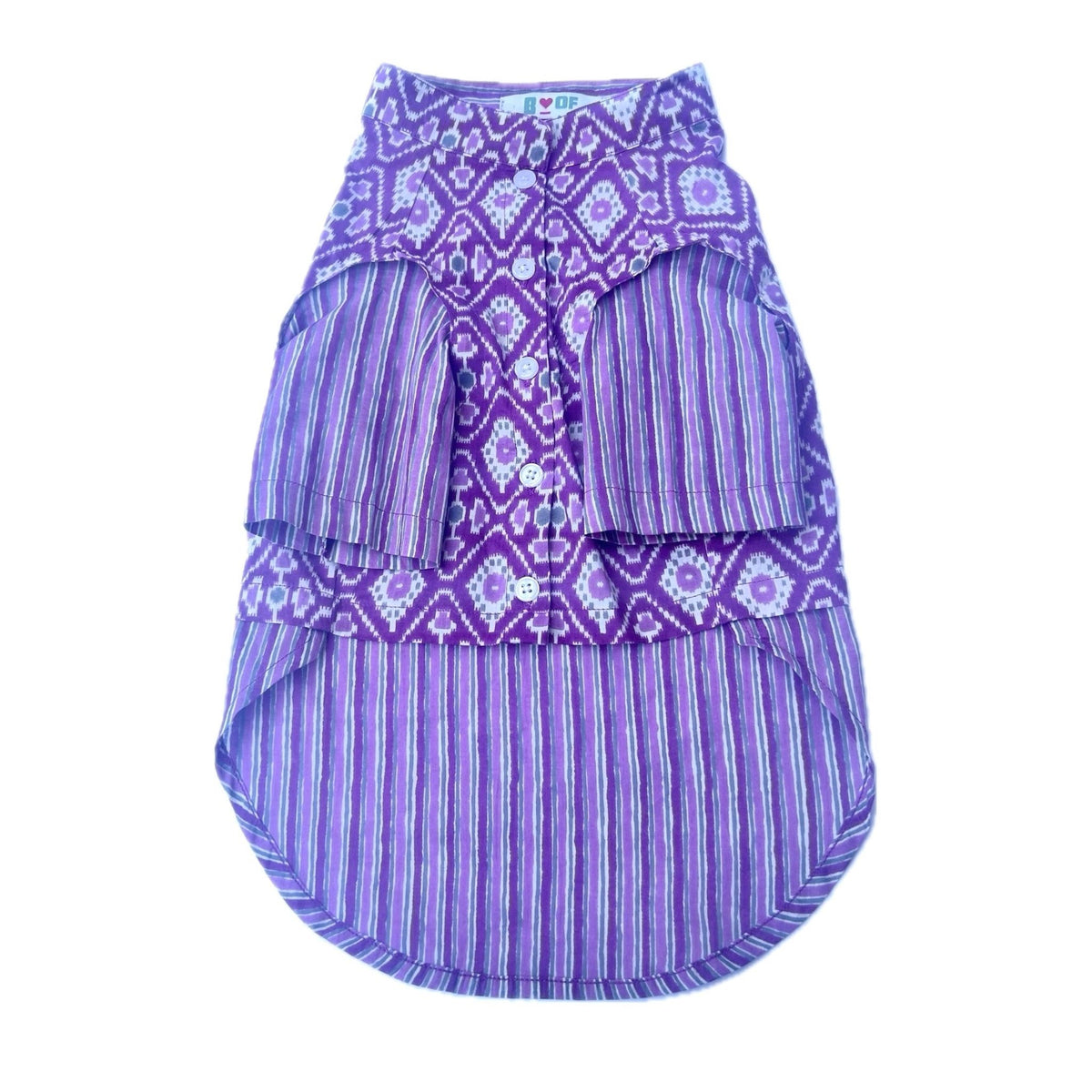 ROYAL PURPLE WAISTCOAT KURTA + BONE RAKHI FOR DOGS AND CATS