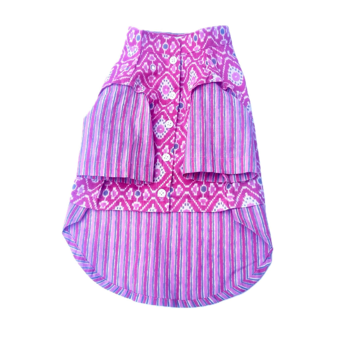 PINK WAISTCOAT KURTA + BONE RAKHI FOR DOGS AND CATS