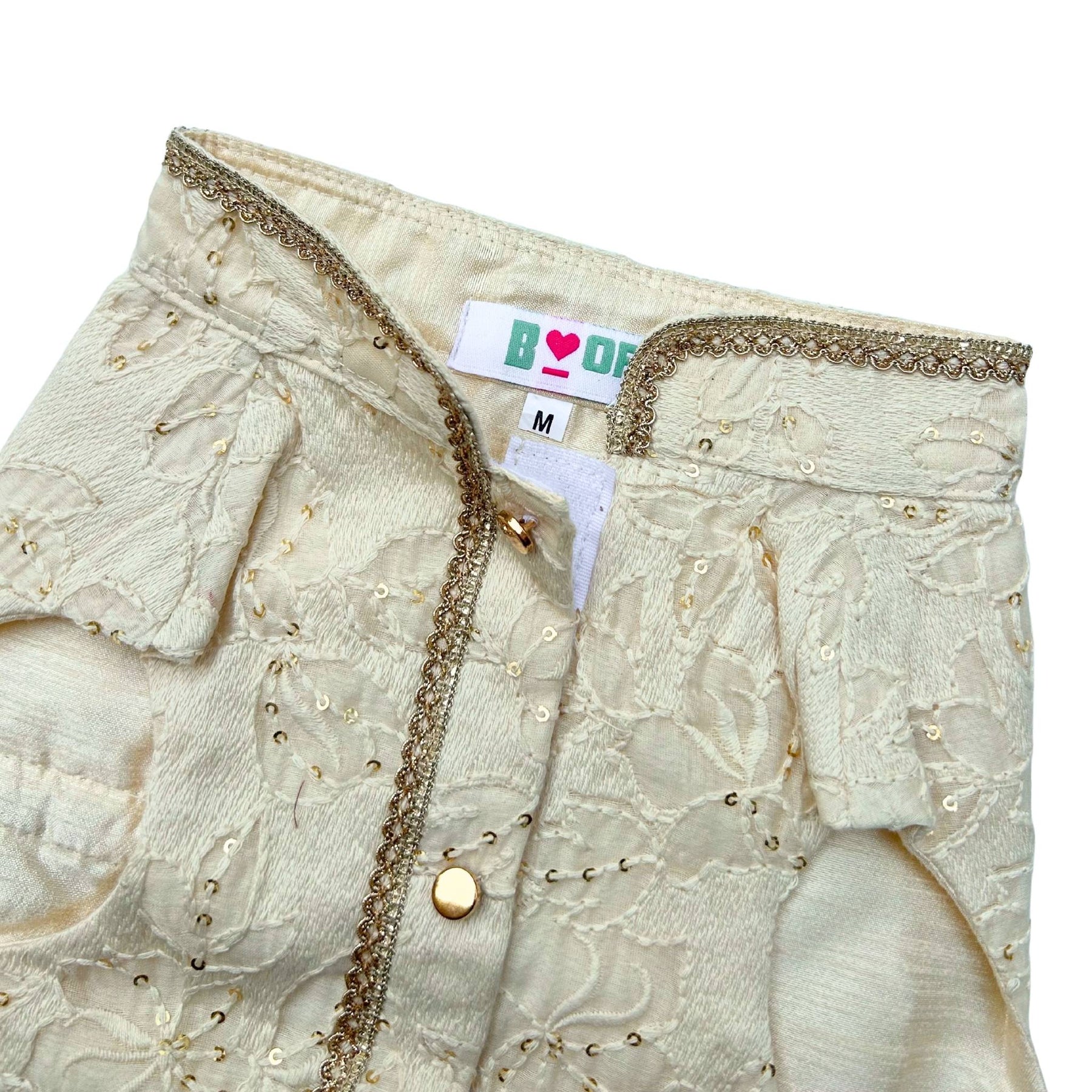 IVORY THREAD GUL SHERWANI FOR DOGS AND CATS