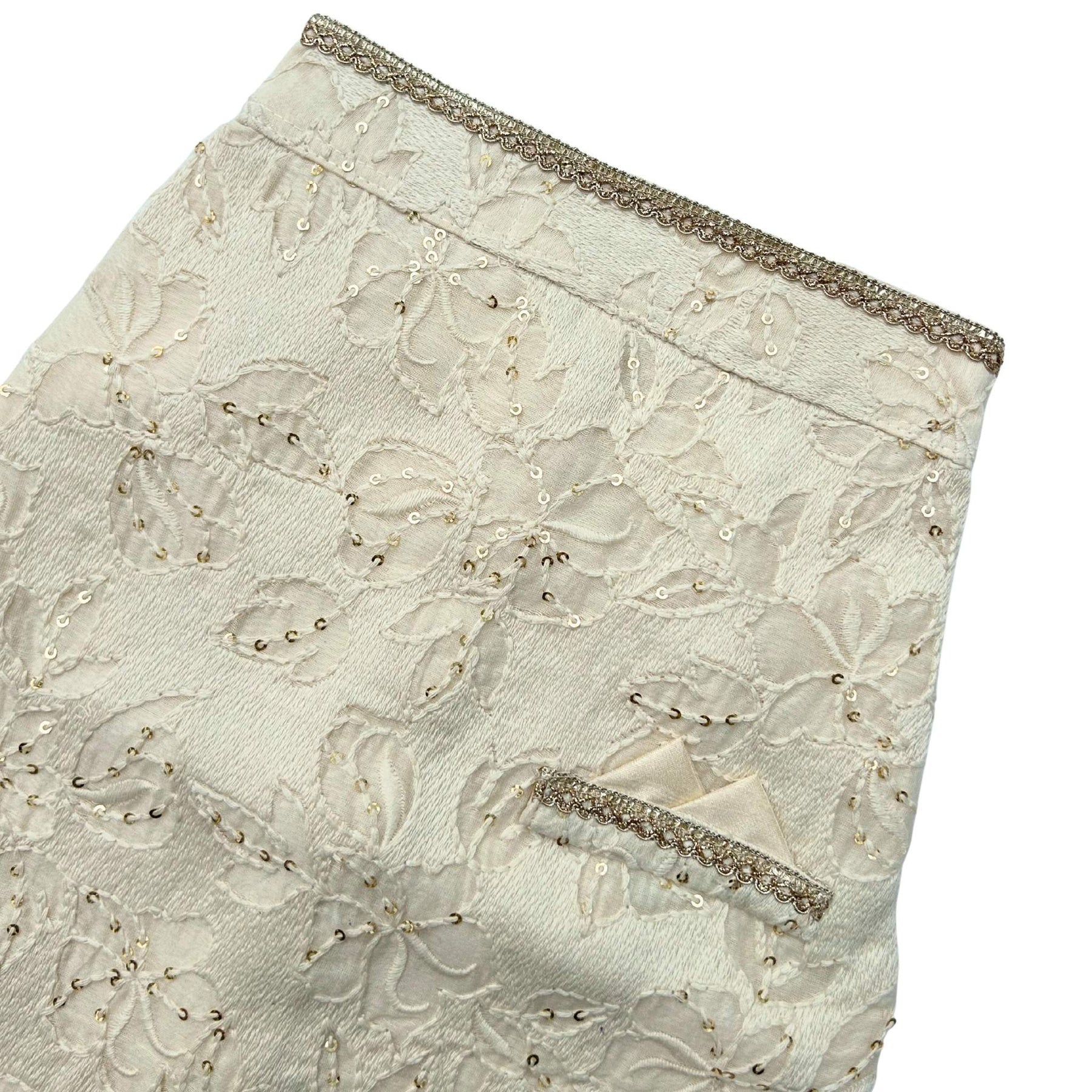 IVORY THREAD GUL SHERWANI FOR DOGS AND CATS