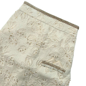 IVORY THREAD GUL SHERWANI FOR DOGS AND CATS