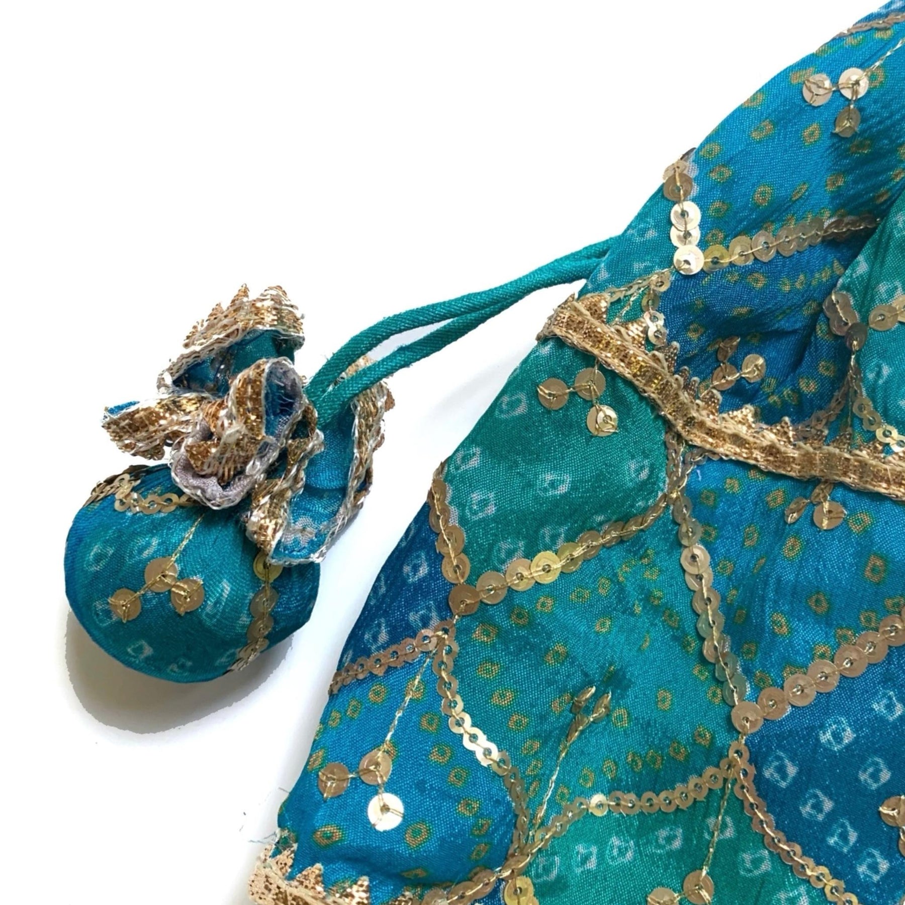 TURQUOISE DOG LEHENGA