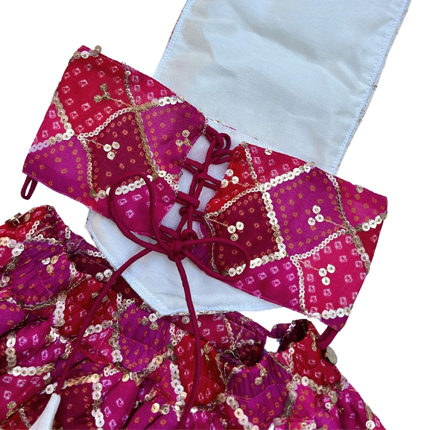 PINK DIAMOND DOG LEHENGA 