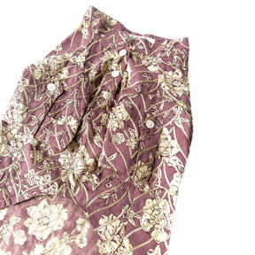 PURPLE GARLAND GOTA DOG KURTA