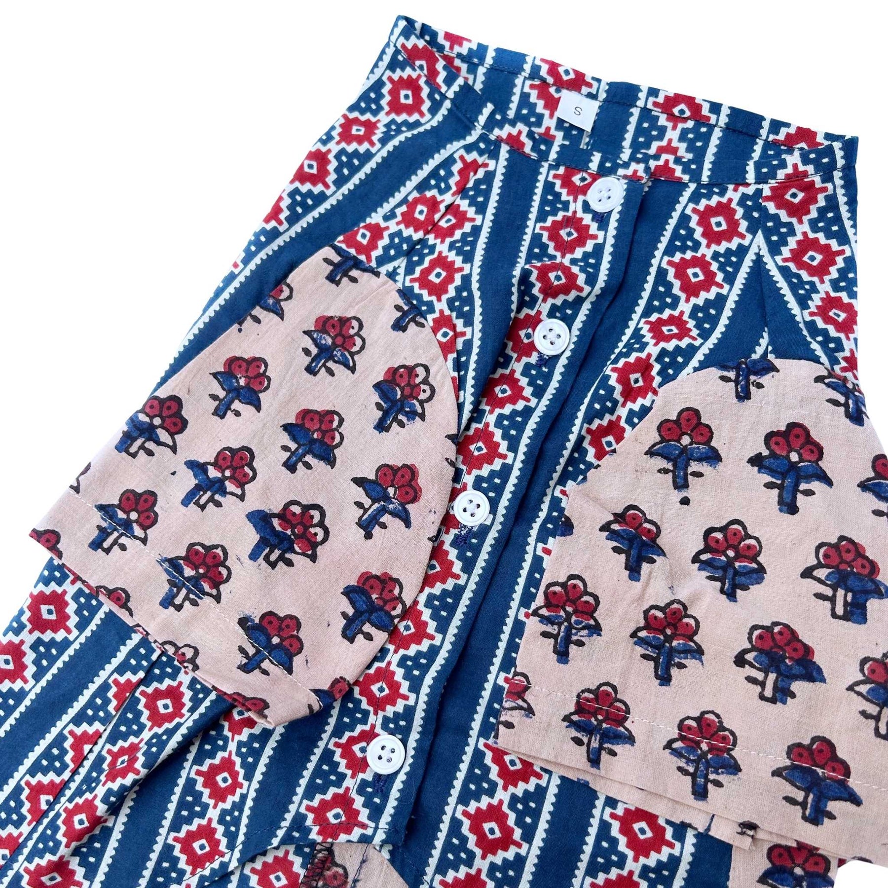 BLOCK PRINT ANGRAKHA DOG KURTA