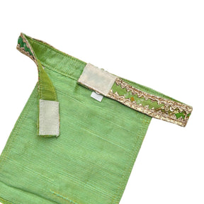 GREEN CHEVRON DOG LEHENGA