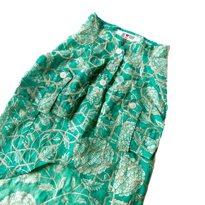 GREEN GARLAND GOTA DOG KURTA