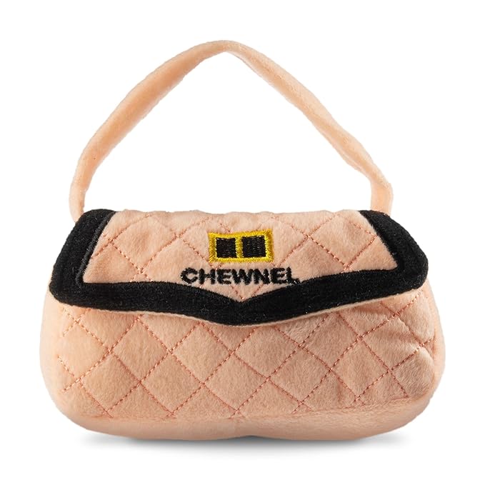 CHEWNEL PLUSH AND SQUEAKY BAG DOG TOY
