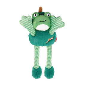AVOCADO FROG PLUSH AND SQUEAKY DOG TOY