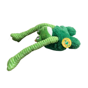 AVOCADO FROG PLUSH AND SQUEAKY DOG TOY