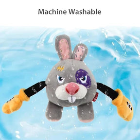 KING BOXER RABBIT PLUSH AND SQUEAKY DOG TOY