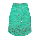 AQUA GREEN MIRROR BUTI SHERWANI FOR DOGS AND CATS