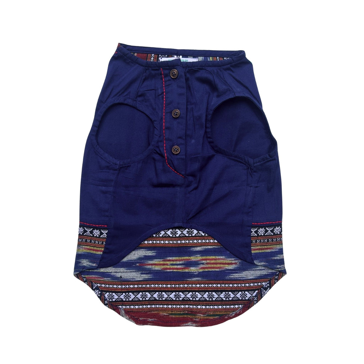 DEEP NAVY IKAT KANTHA KURTA FOR DOGS AND CATS