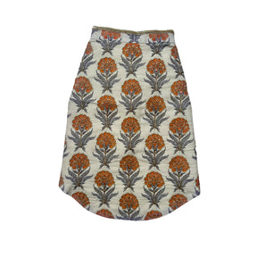 RUST PANKHUDI HAND EMBROIDERED SHERWANI FOR DOGS AND CATS