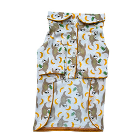 OFF-WHITE BANANA SHIRT FOR DOGS AND CATS