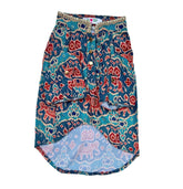 TEAL BLUE IKAT VELVET KURTA FOR DOGS AND CATS