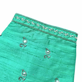 AQUA GREEN MIRROR BUTI SHERWANI FOR DOGS AND CATS