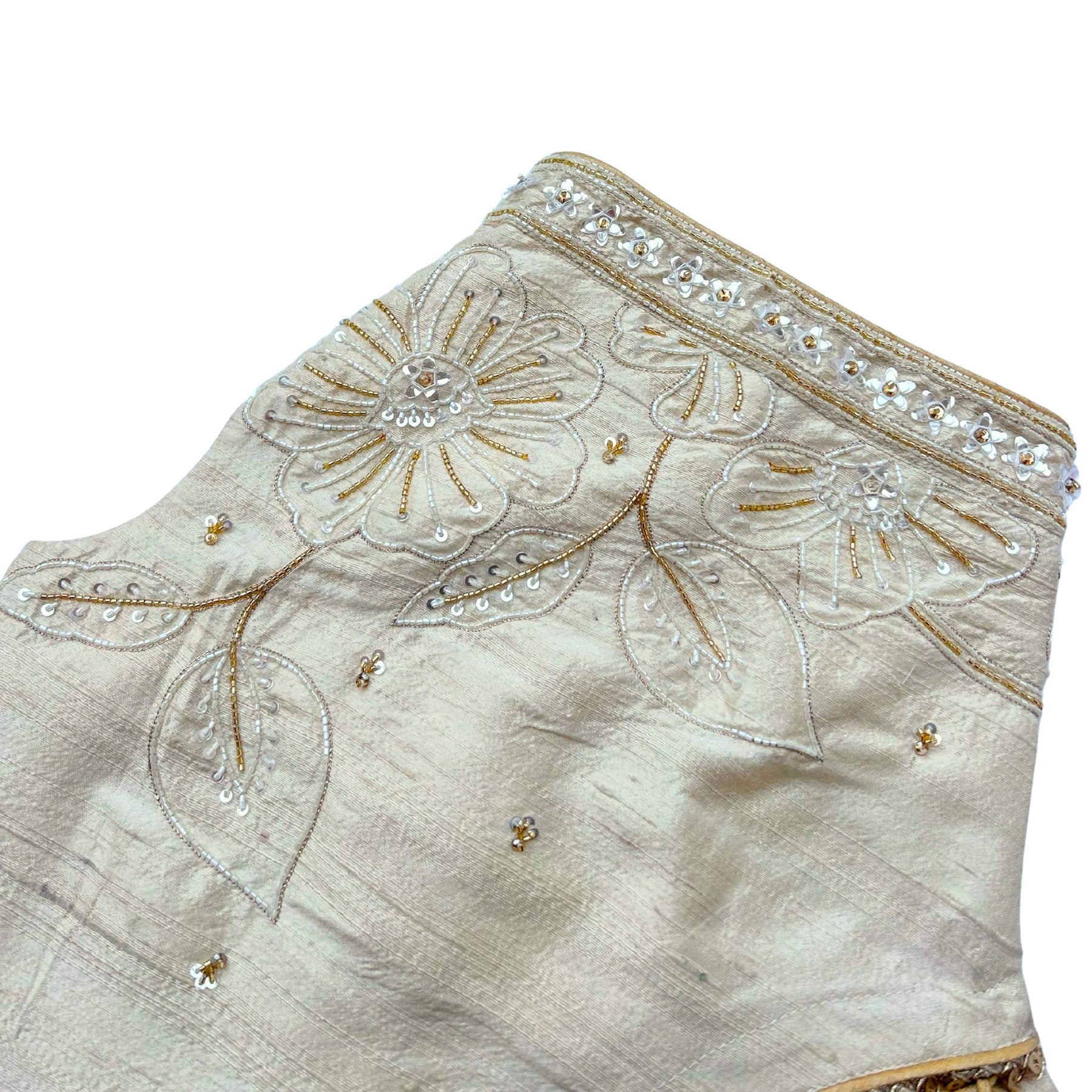 OFF-WHITE BEADED HAND EMBROIDERED SHERWANI FOR DOGS AND CATS