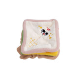 SANDWICH PLUSH AND CRINKLED DOG TOY