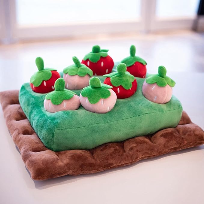 STRAWBERRIES PLUSH DOG TOY