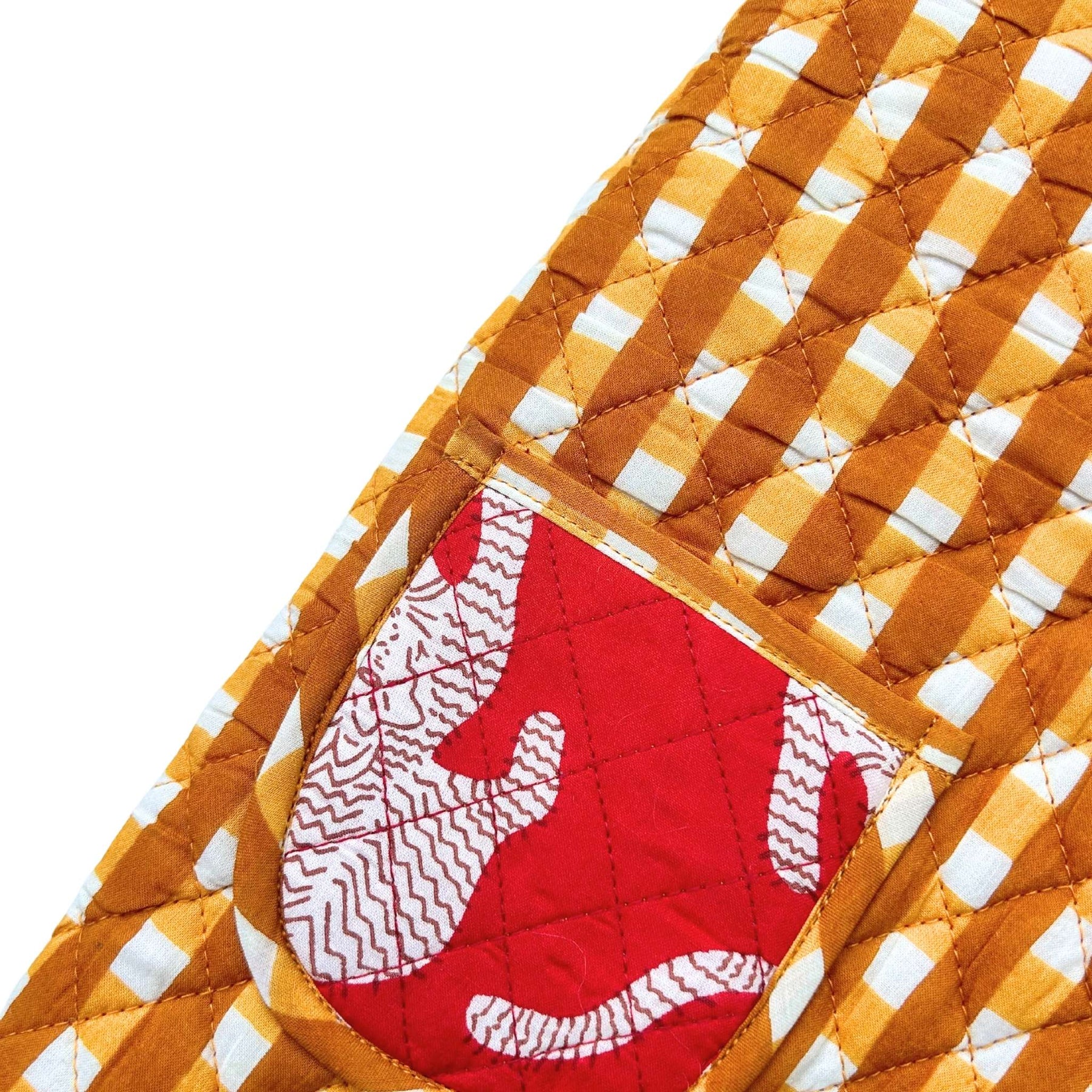 TIGER PRINT REVERSIBLE QUILTED JACKET FOR DOGS AND CATS