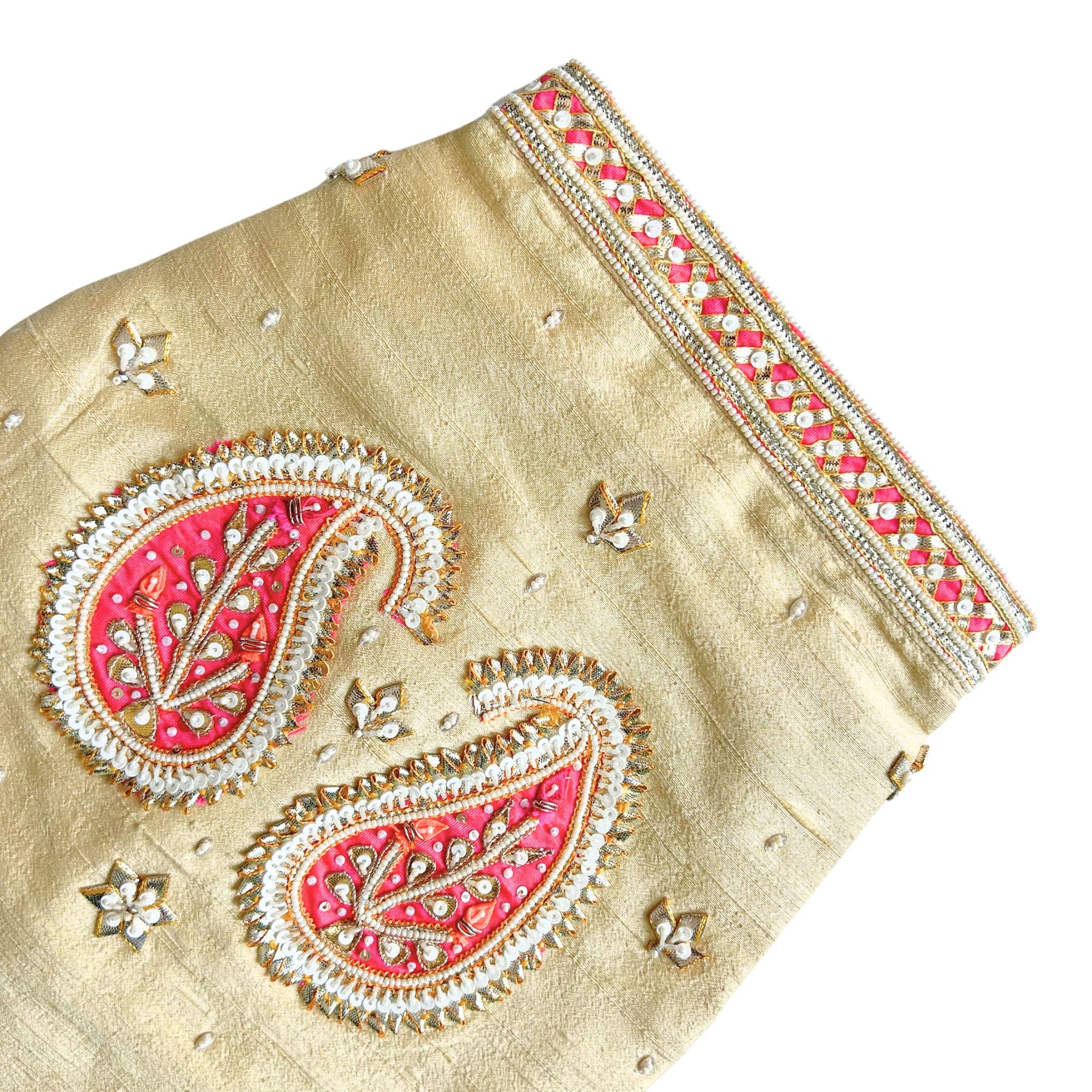 GOLD APPLIQUÉ GOTA PATTI SHERWANI FOR DOGS AND CATS