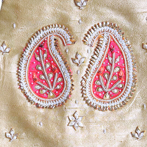 GOLD APPLIQUÉ GOTA PATTI SHERWANI FOR DOGS AND CATS