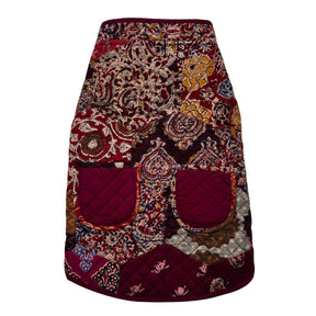 KALAMKARI PATCH-WORK REVERSIBLE QUILTED JACKET FOR DOGS AND CATS