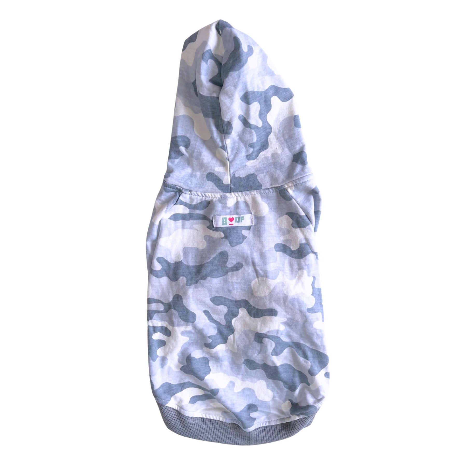 GREY TIE DYE HOODIE FOR DOGS AND CATS