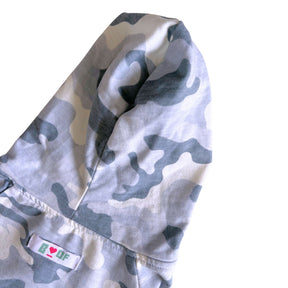 GREY TIE DYE HOODIE FOR DOGS AND CATS