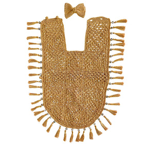 AURE GOLD CROCHET JACKET FOR DOGS AND CATS