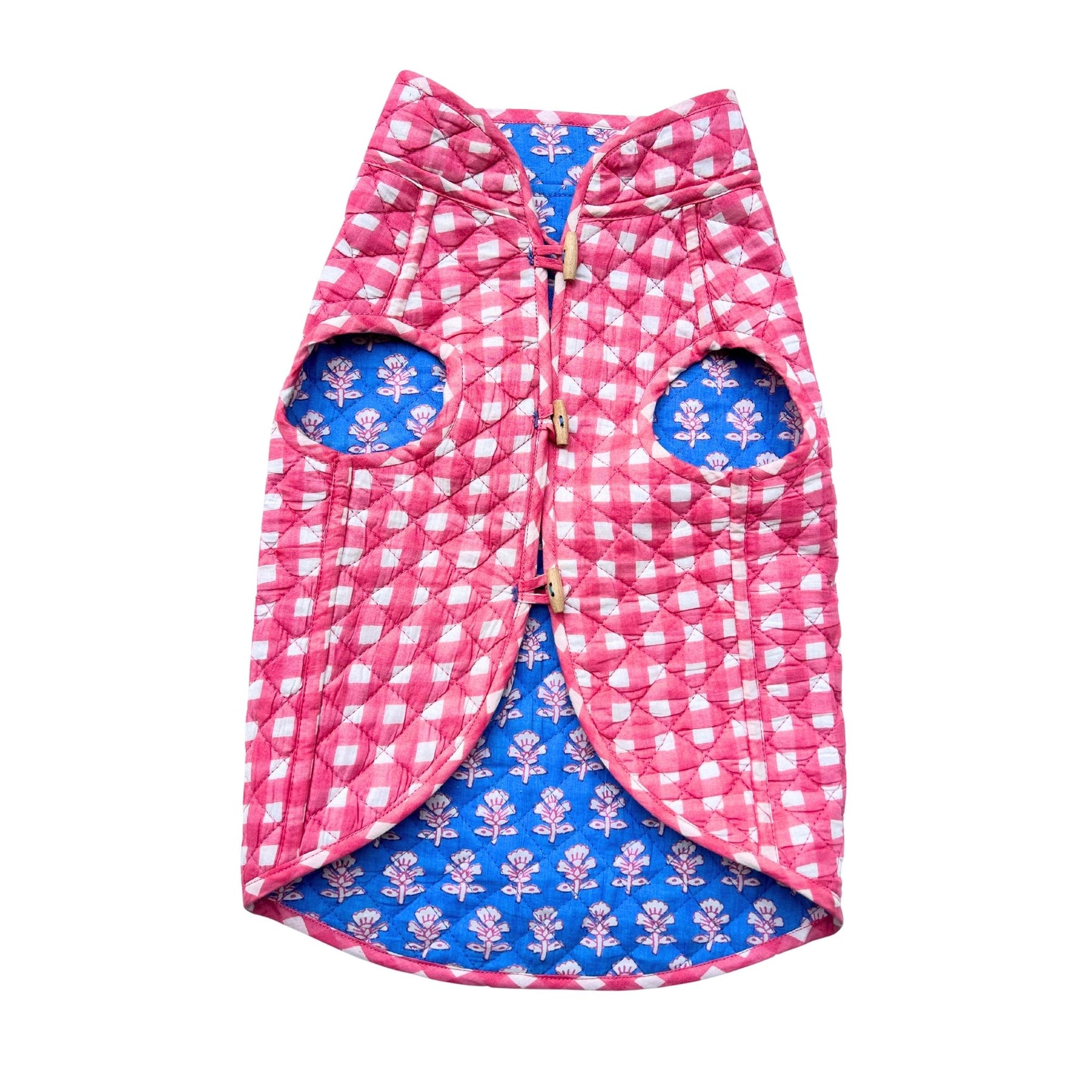 JAIPURI REVERSIBLE QUILTED JACKET FOR DOGS AND CATS