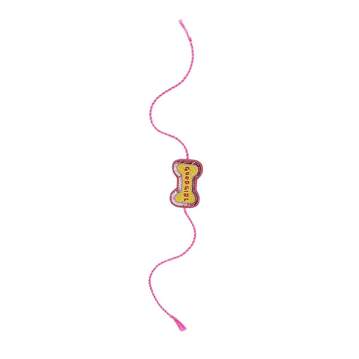 GOOD GIRL PINK BONE RAKHI FOR DOGS AND CATS