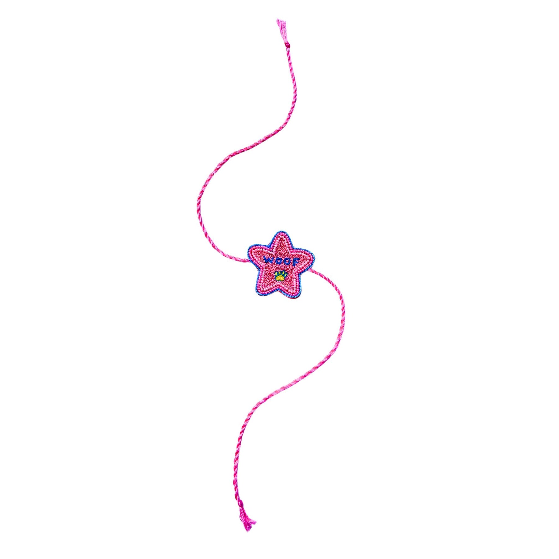 PINK PAW WOOF RAKHI FOR DOGS AND CATS