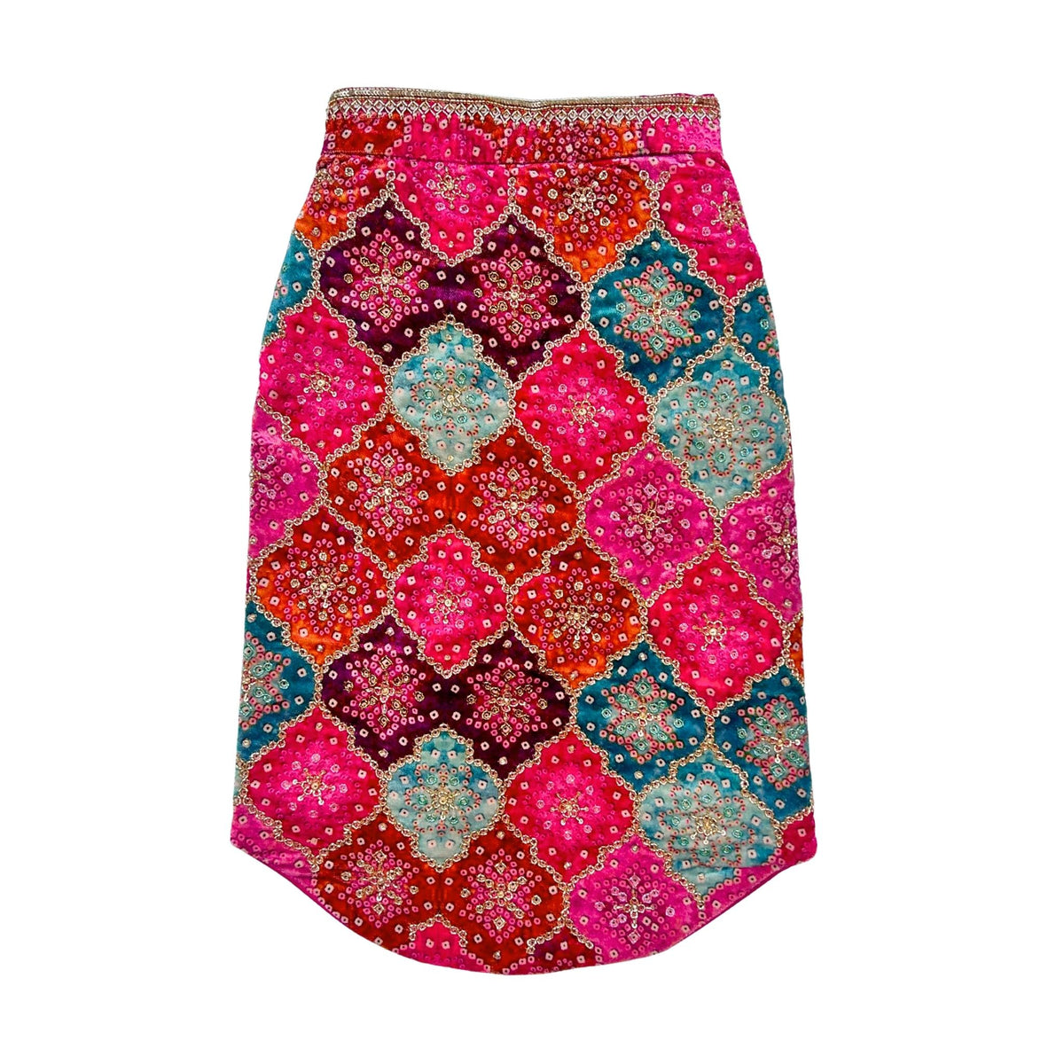 RANGREZ RANI VELVET HAND EMBROIDERED SHERWANI FOR DOGS AND CATS