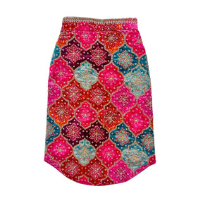 RANGREZ RANI VELVET HAND EMBROIDERED SHERWANI FOR DOGS AND CATS