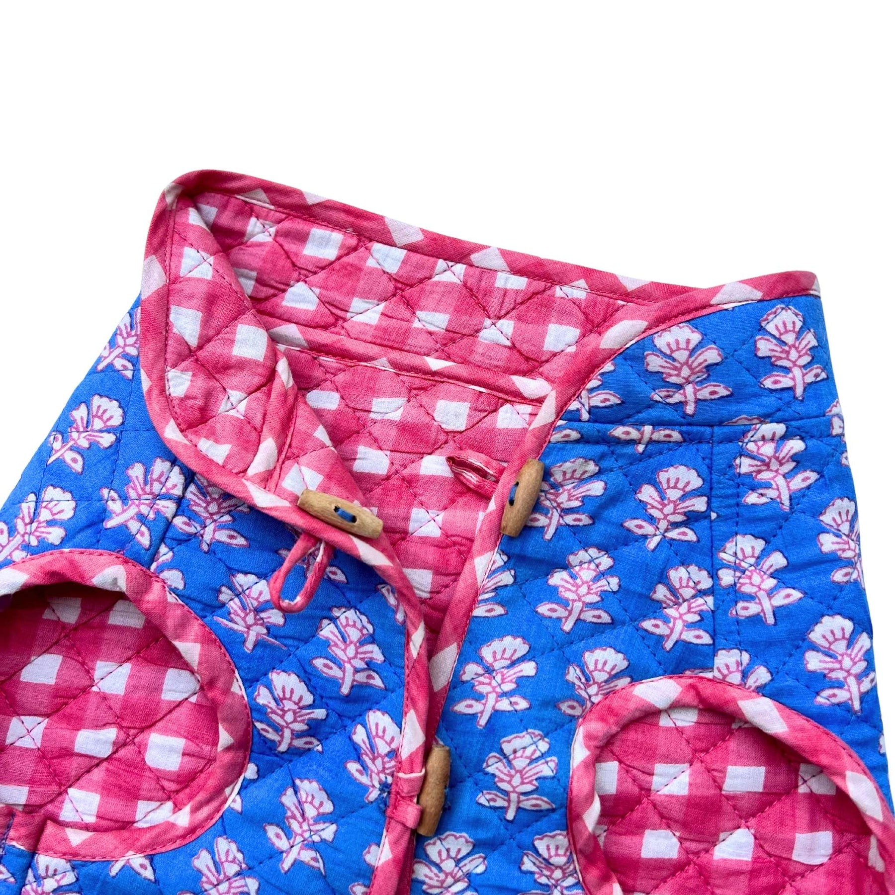 JAIPURI REVERSIBLE QUILTED JACKET FOR DOGS AND CATS