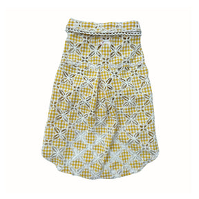 SUMMER BREEZE FLORAL SHIRT + CROCHET HEART SQUEAKY FOR DOGS AND CATS