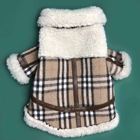 BRITISH PLAID PRINT JACKET