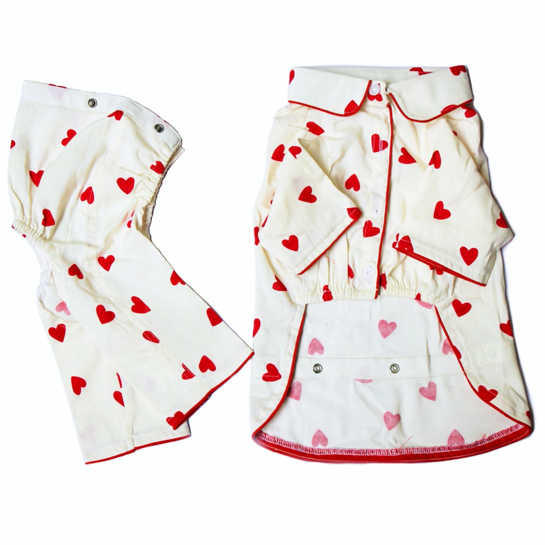 HEART PAJAMA SET