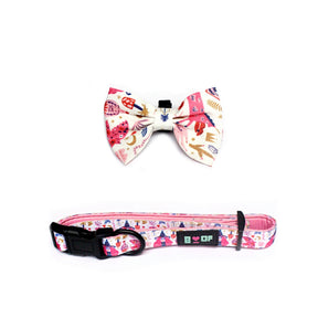 STAY WAGG-ICAL ! DOG COLLAR + BOW