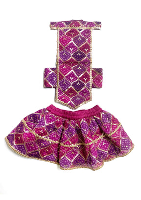 PURPLE PINK DOG LEHENGA