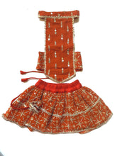 ORANGE FESTIVE LEHENGA